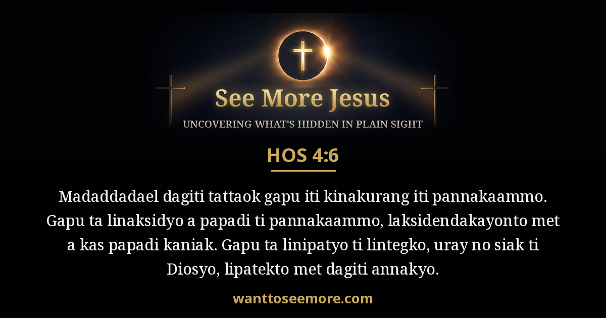 Hosea 4:6