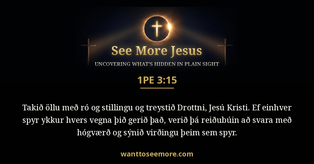 1 Peter 3:15