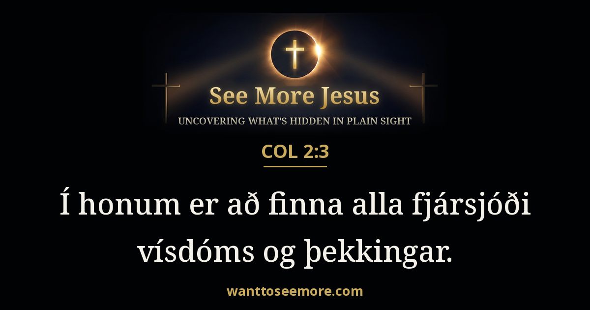 Colossians 2:3