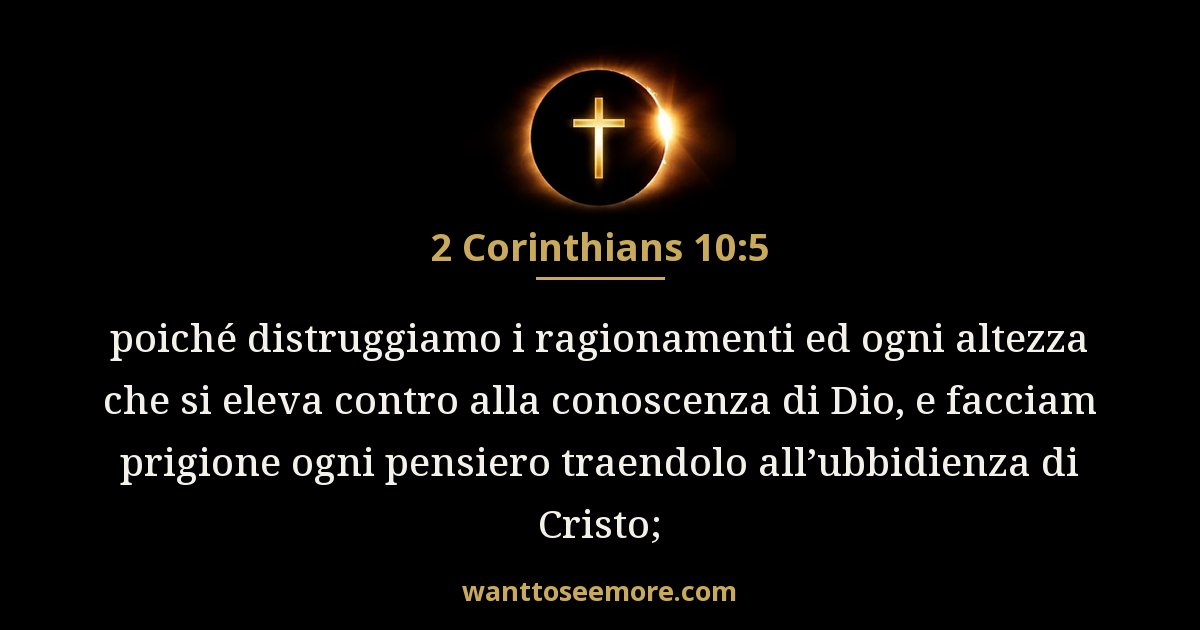 2 Corinthians 10:5