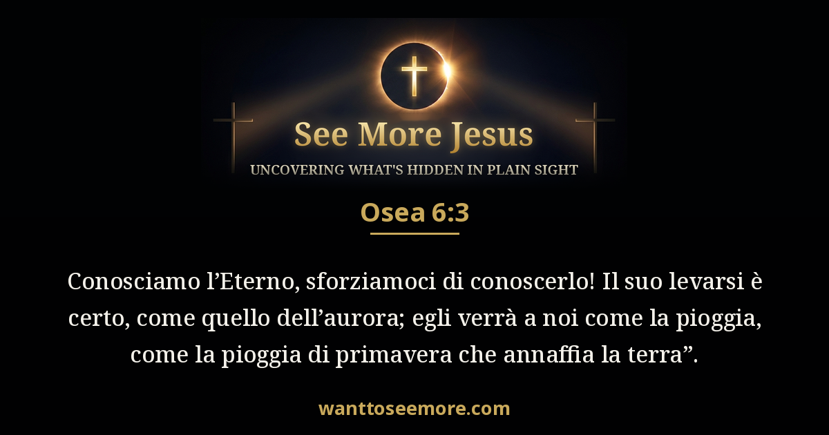 Hosea 6:3