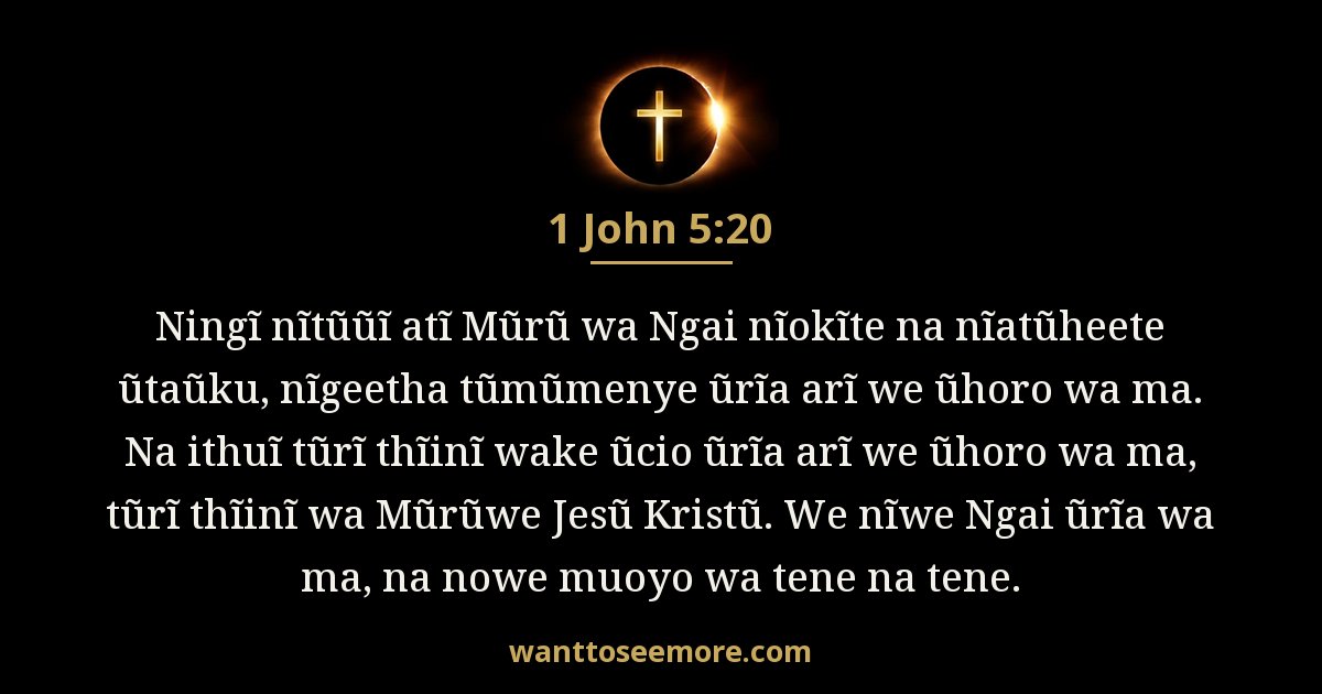 1 John 5:20