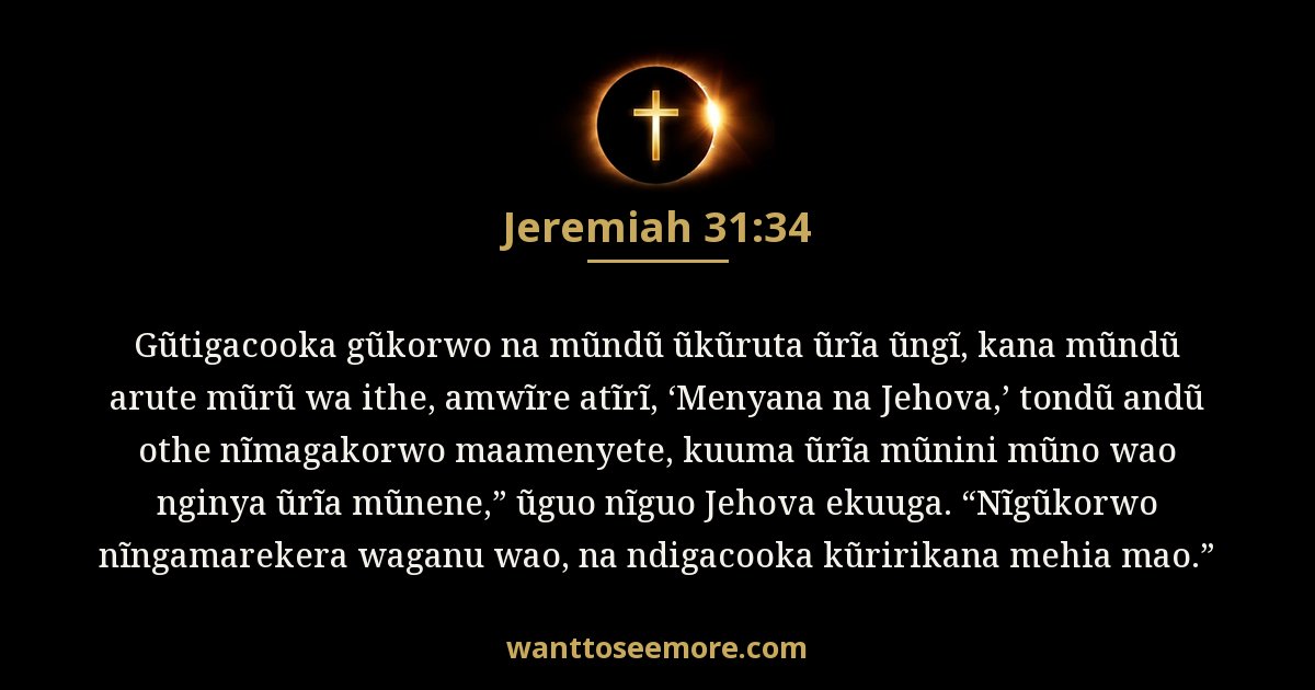 Jeremiah 31:34