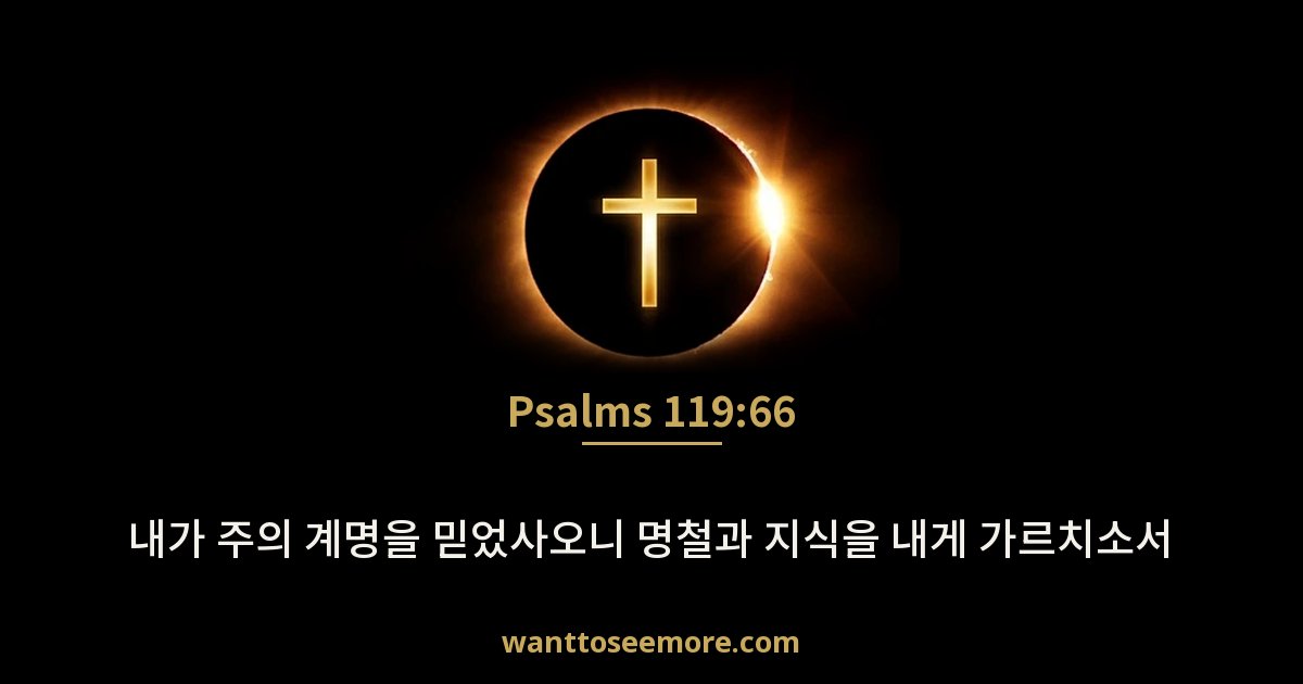 시편 119:66