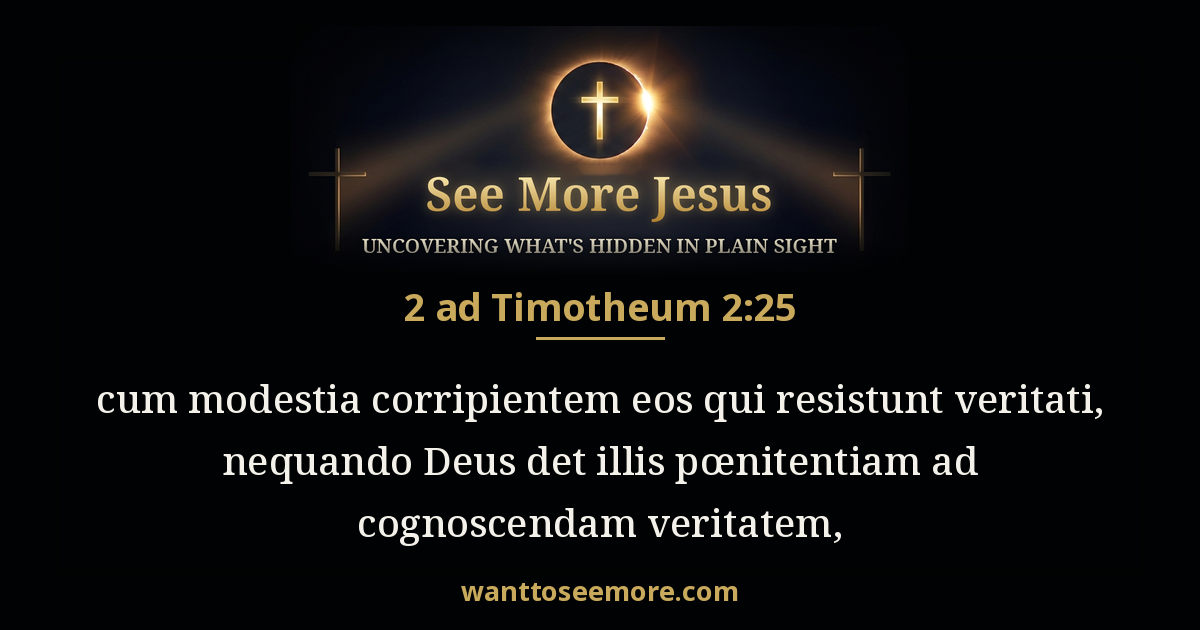 2 Timothy 2:25