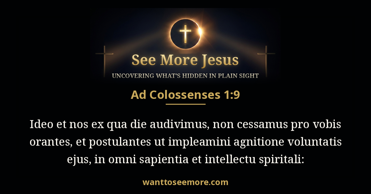 Colossians 1:9