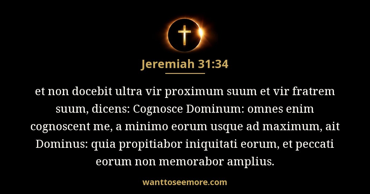 Jeremiah 31:34