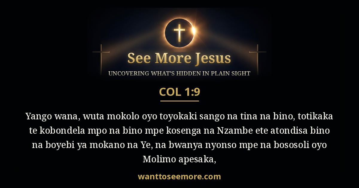 Colossians 1:9