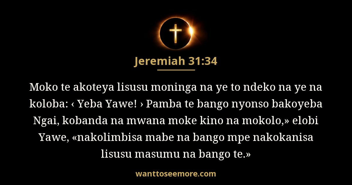 Jeremiah 31:34