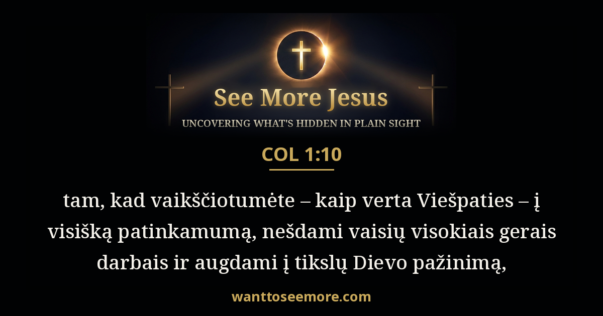 Colossians 1:10