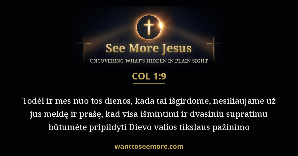 Colossians 1:9