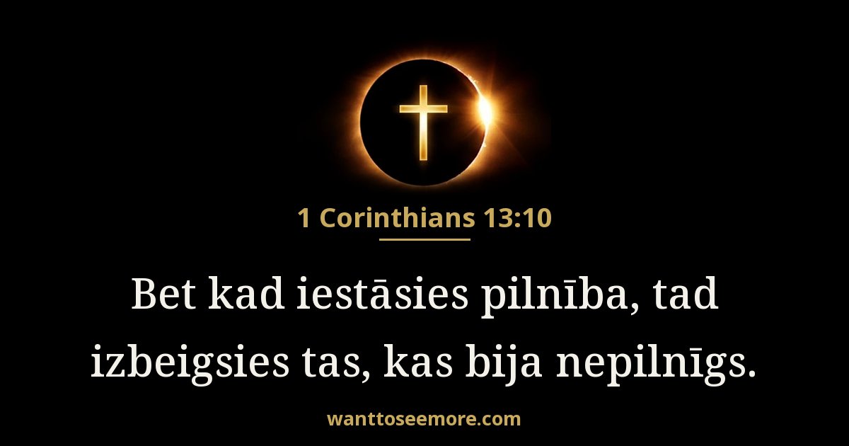 1 Corinthians 13:10