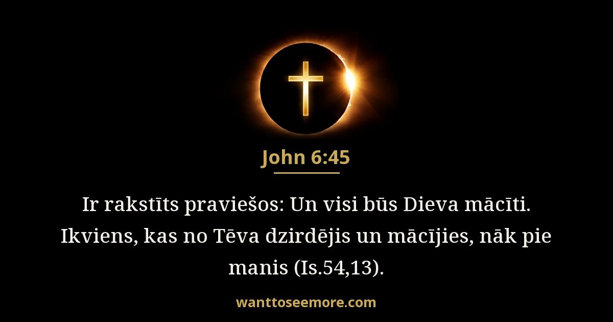 John 6:45