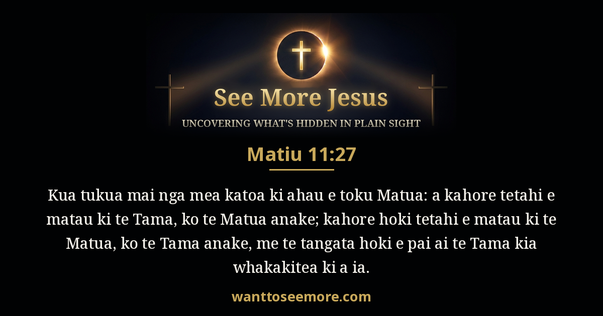 Matthew 11:27