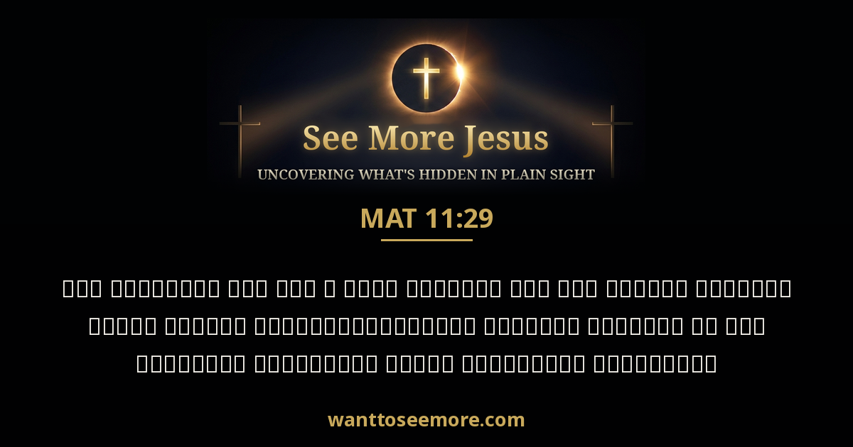 Matthew 11:29