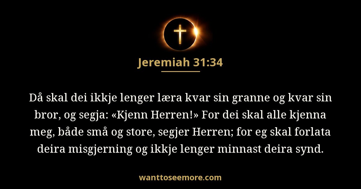 Jeremiah 31:34