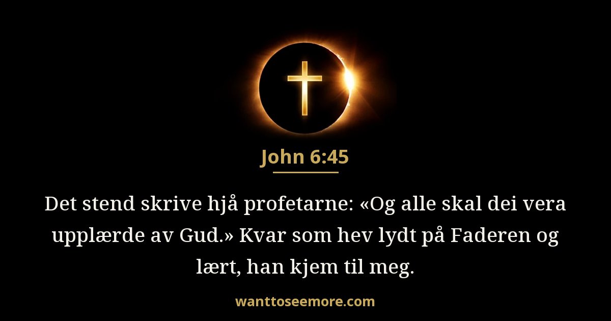 John 6:45