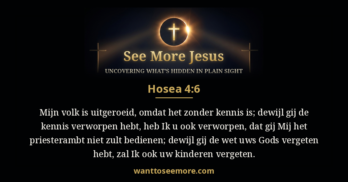 Hosea 4:6