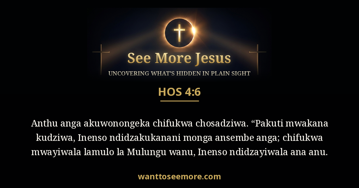 Hosea 4:6