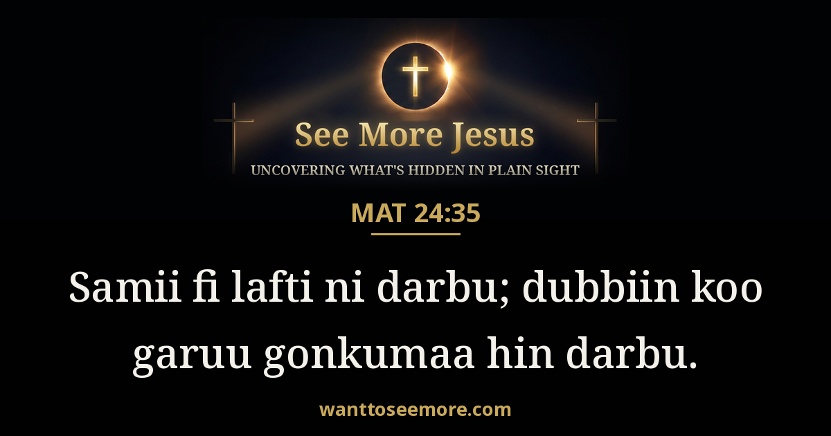 Matthew 24:35