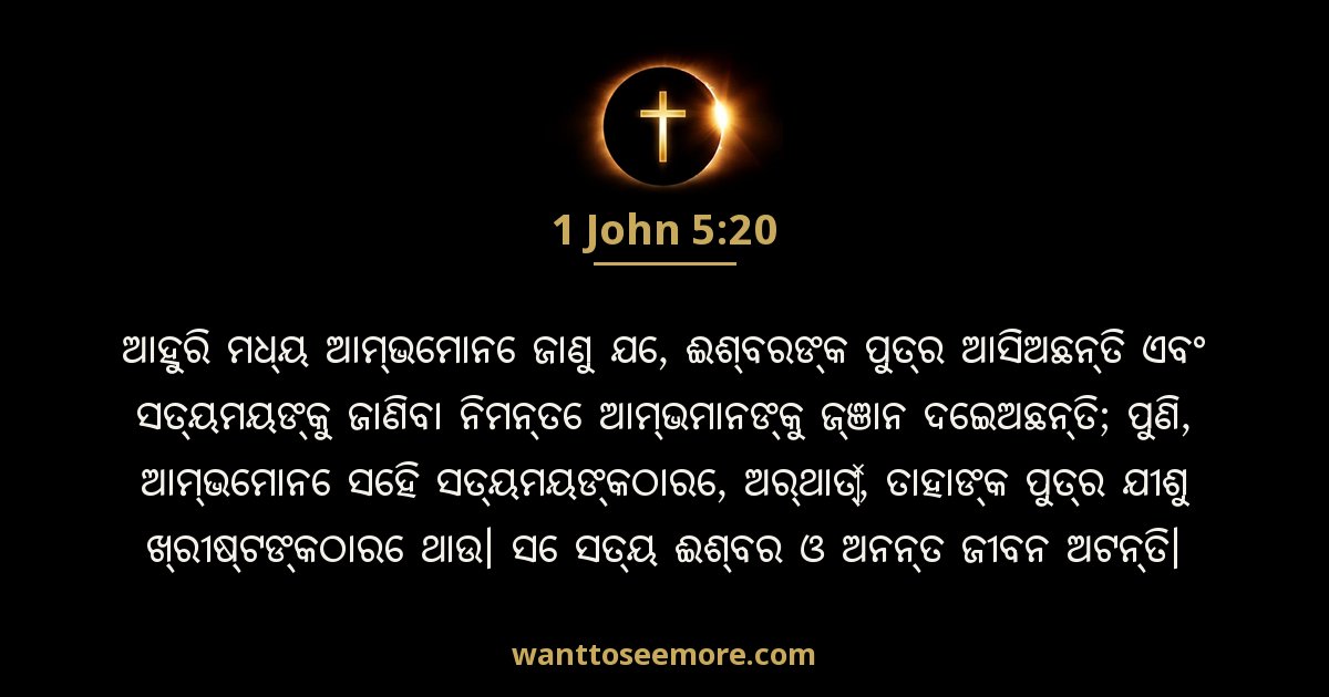 1 John 5:20