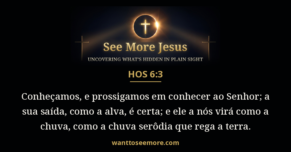 Hosea 6:3
