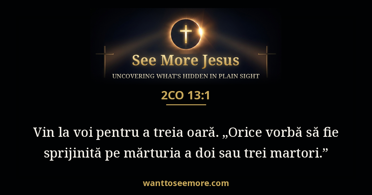 2 Corinthians 13:1