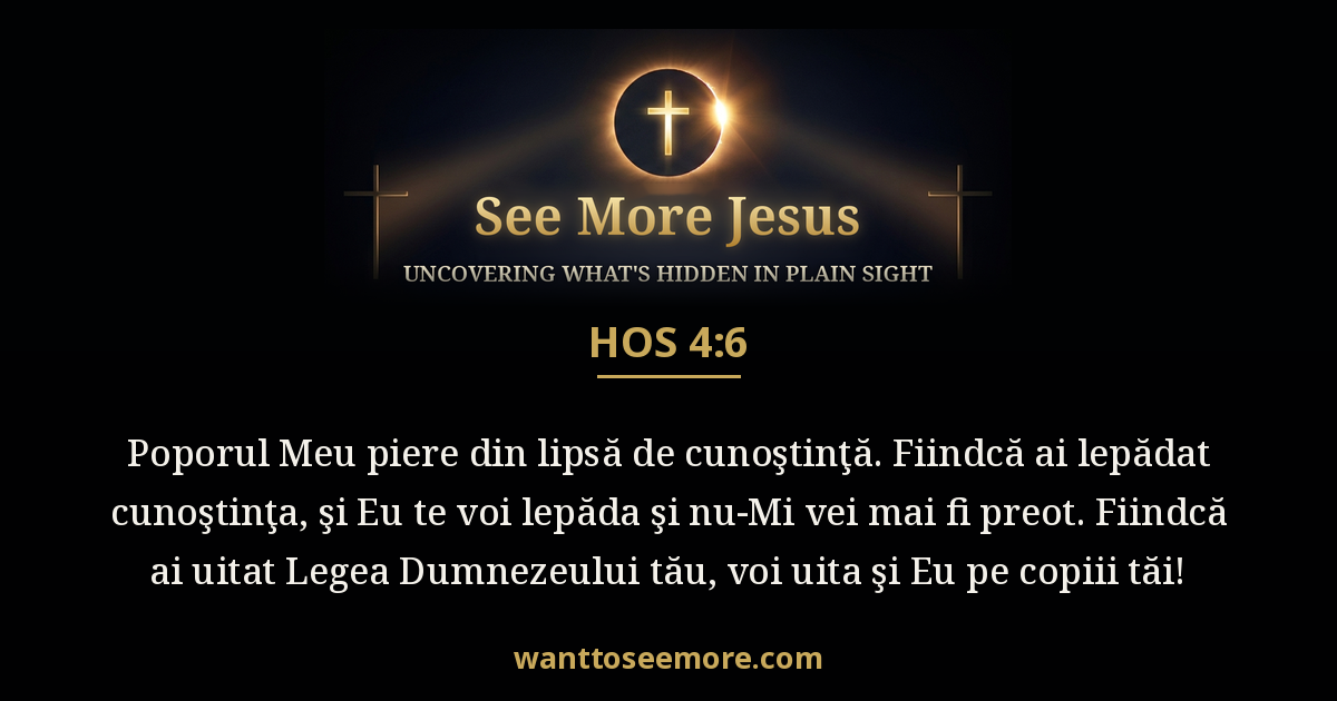 Hosea 4:6