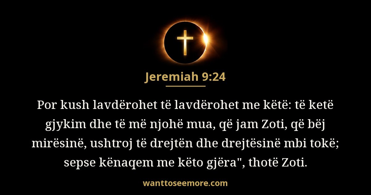 Jeremiah 9:24