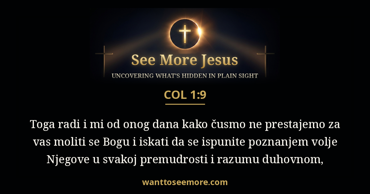 Colossians 1:9