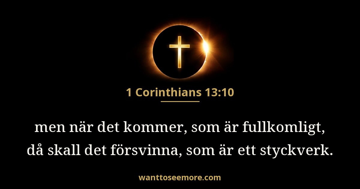 1 Corinthians 13:10