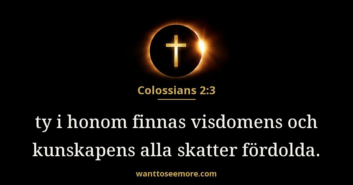 Colossians 2:3