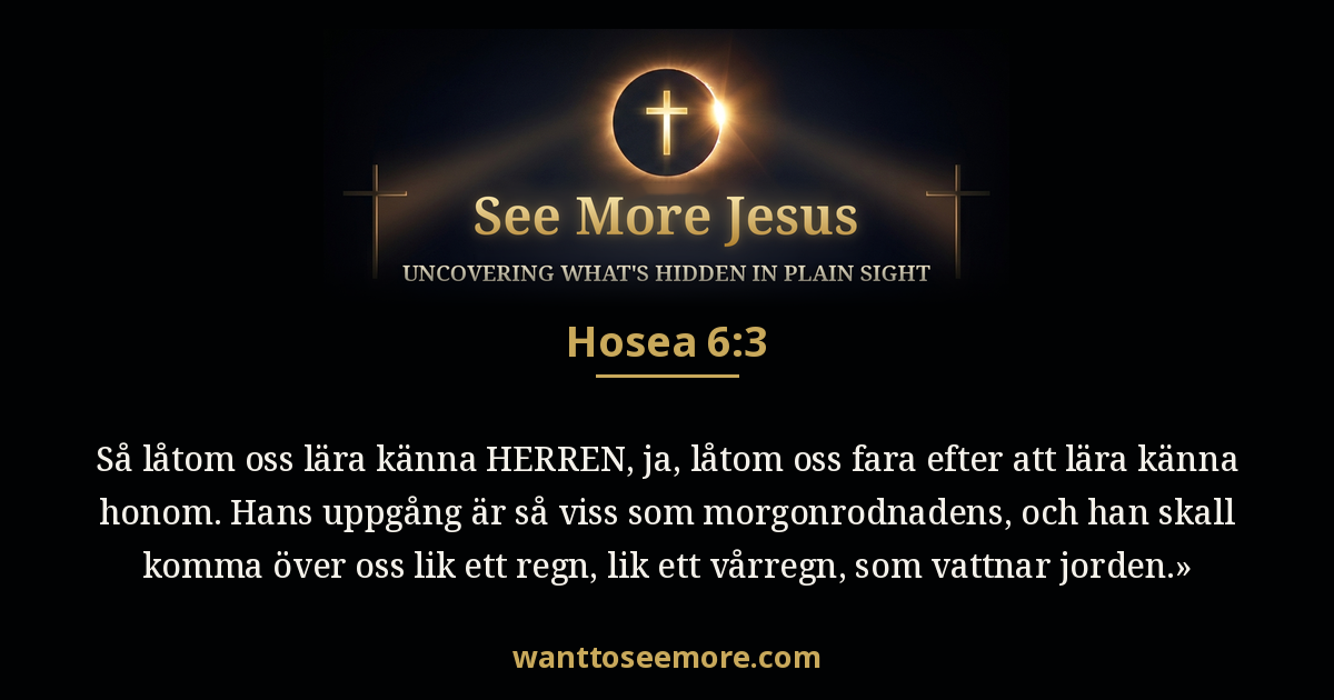 Hosea 6:3