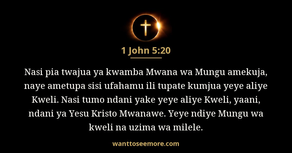 1 John 5:20