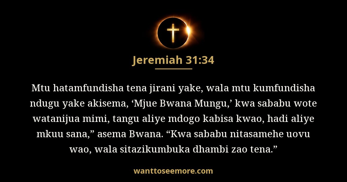 Jeremiah 31:34