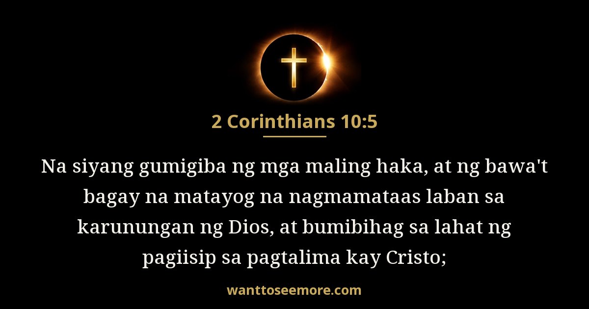 2 Corinthians 10:5