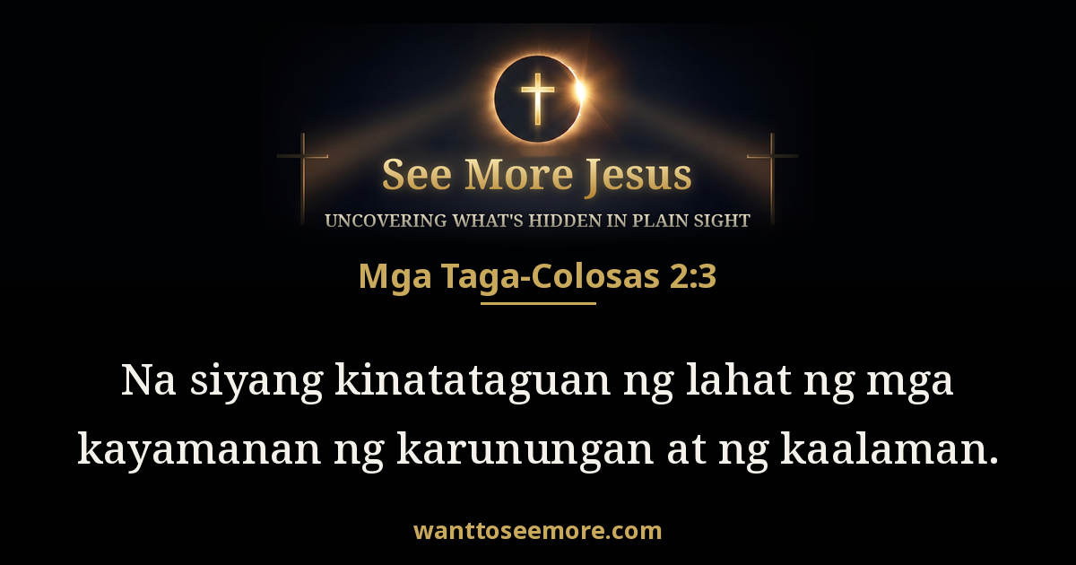 Colossians 2:3