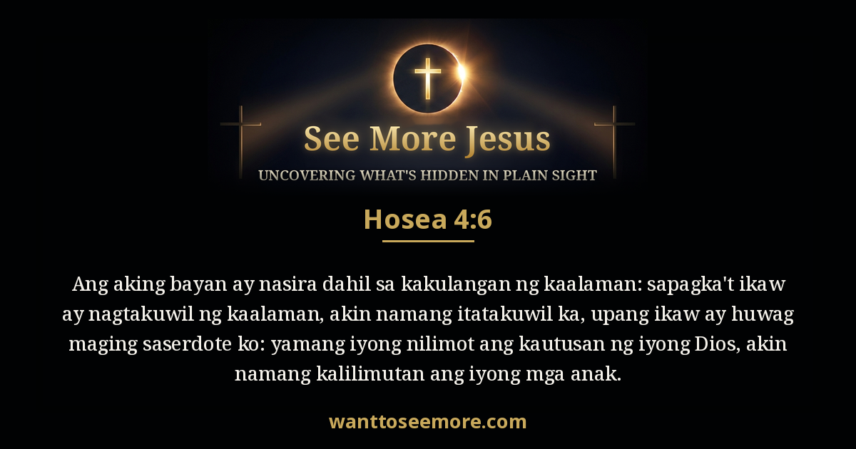 Hosea 4:6