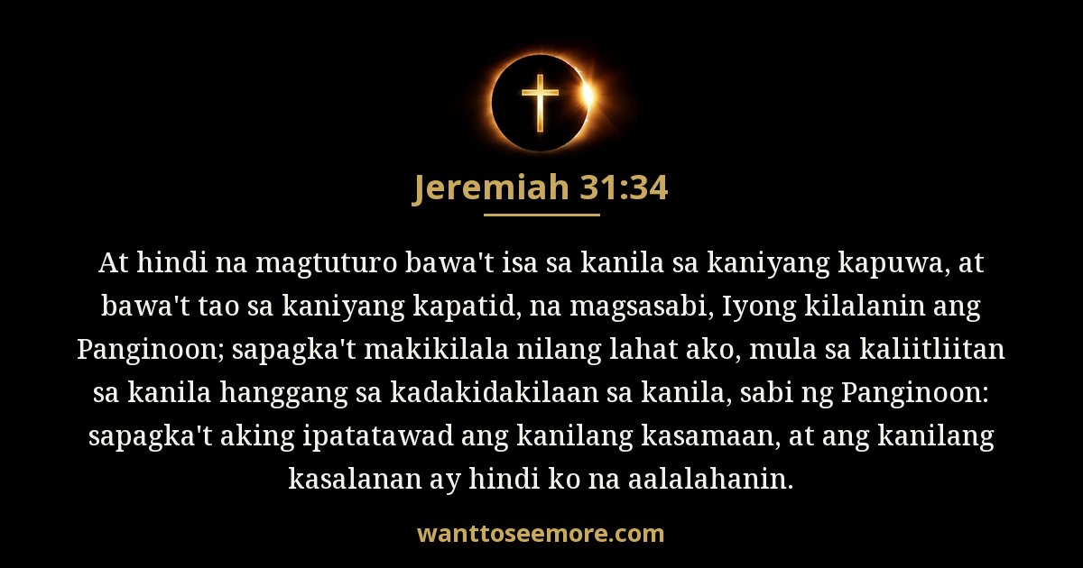 Jeremiah 31:34