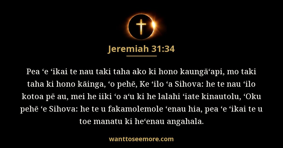 Jeremiah 31:34