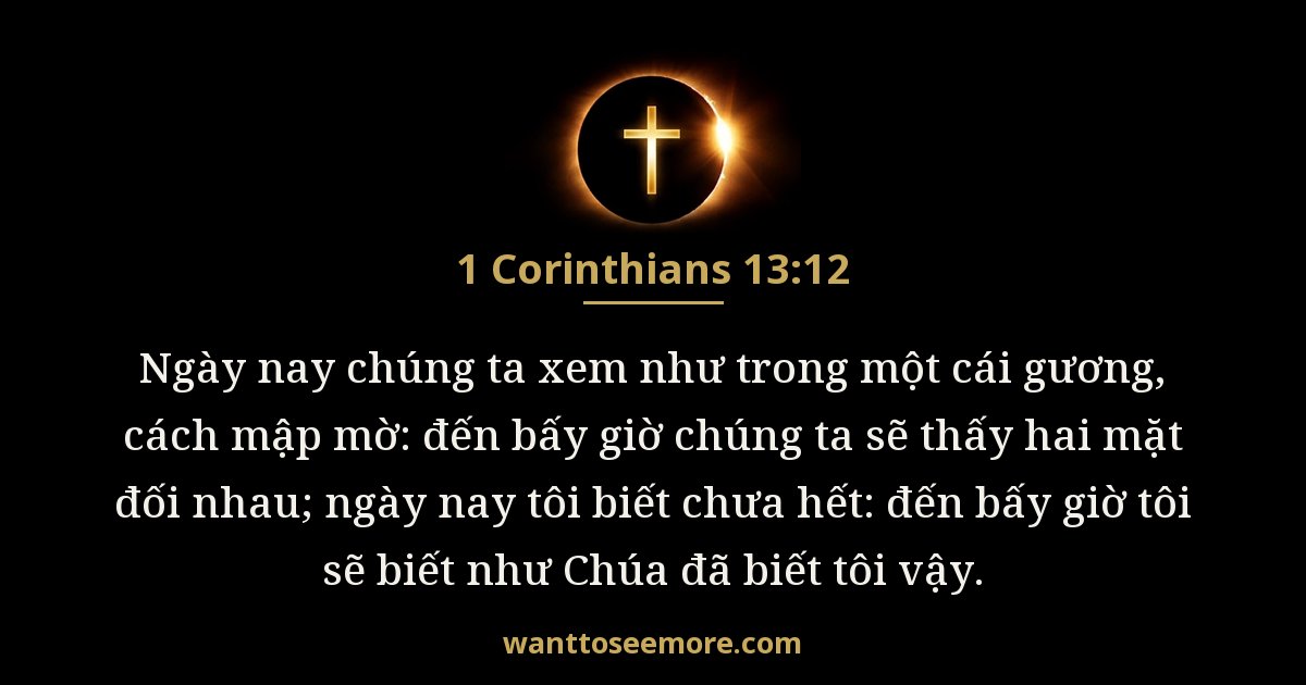 1 Corinthians 13:12