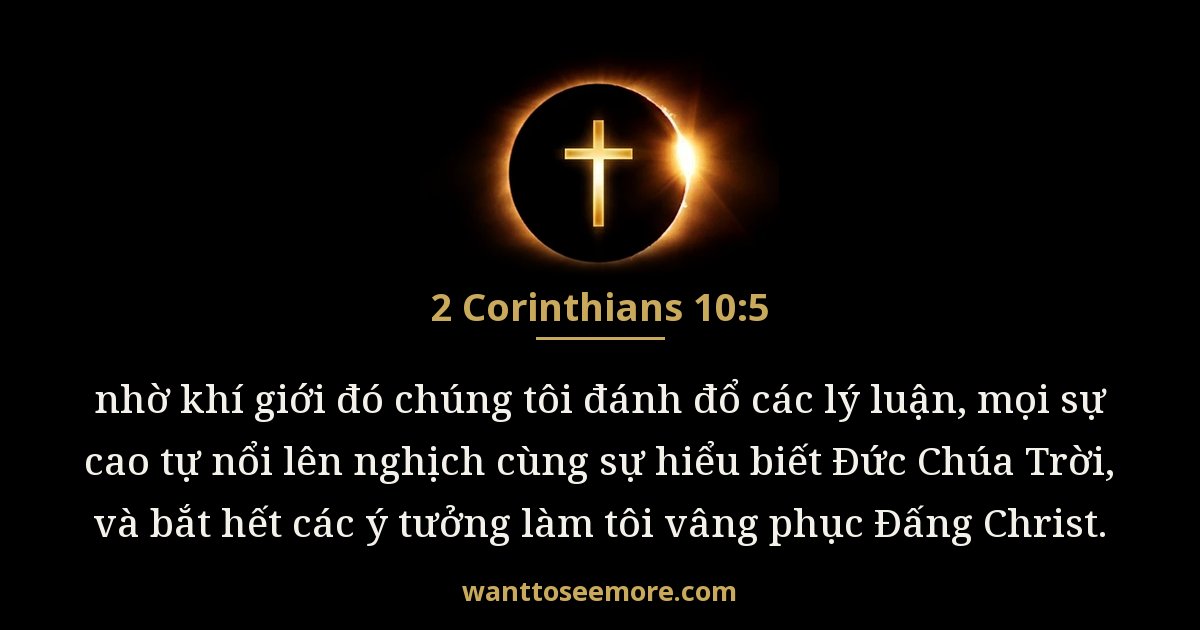 2 Corinthians 10:5