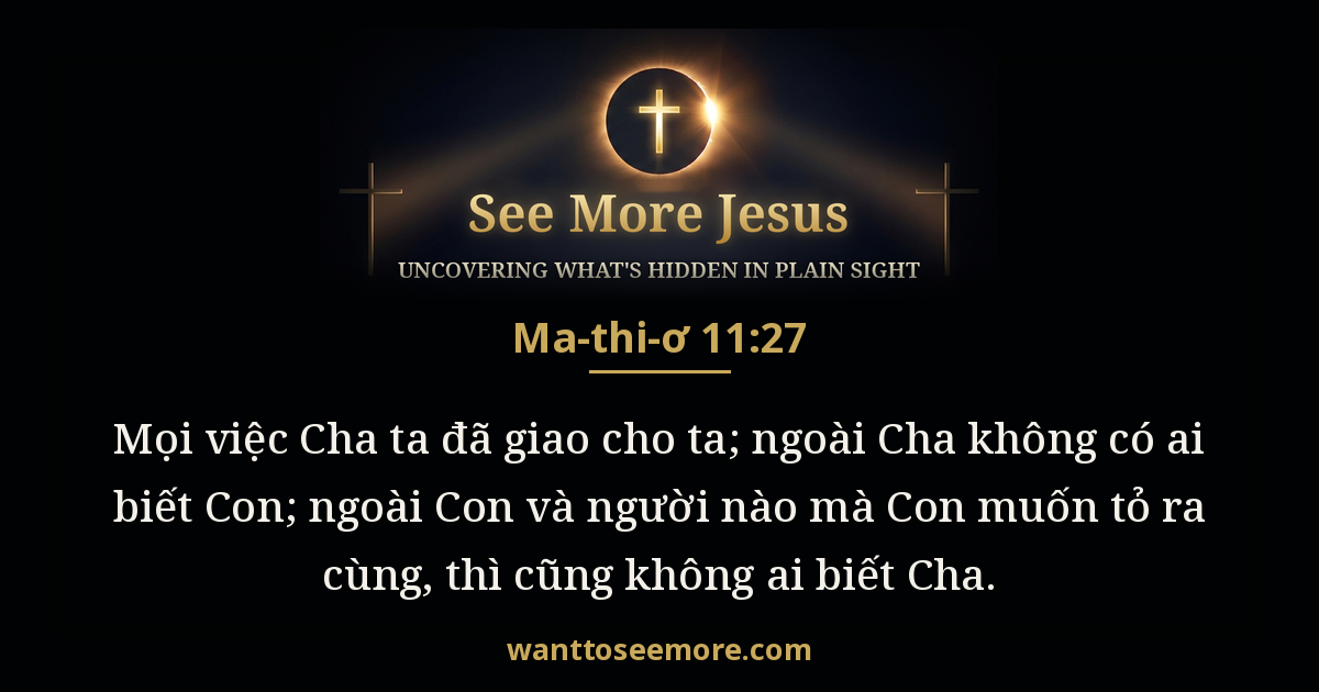 Matthew 11:27