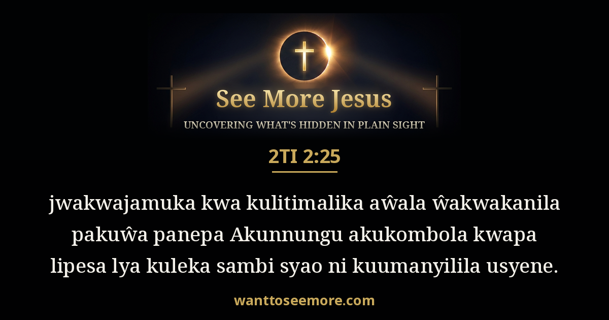 2 Timothy 2:25