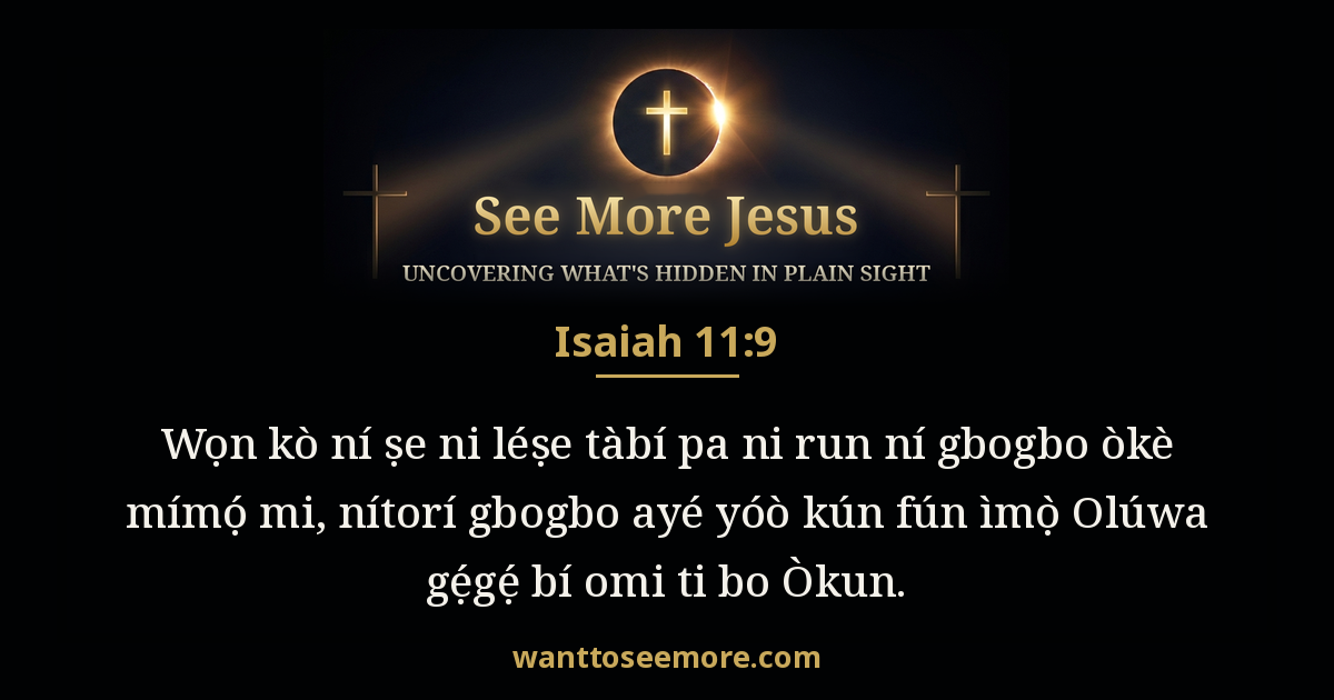 Isaiah 11:9