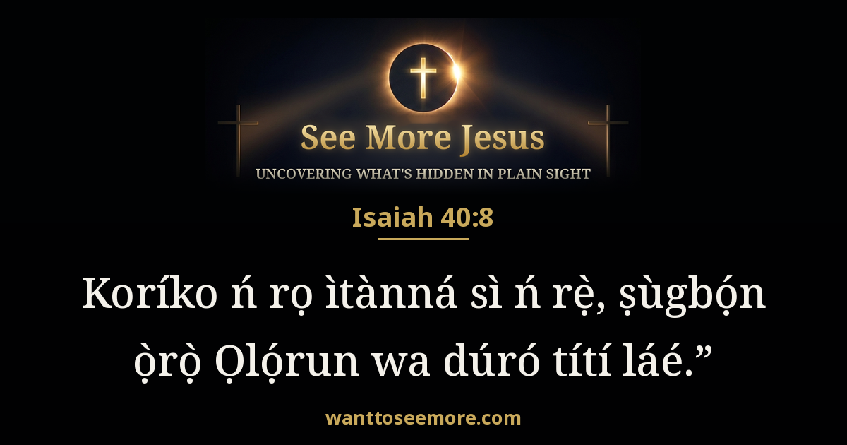Isaiah 40:8
