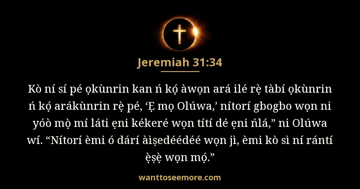 Jeremiah 31:34