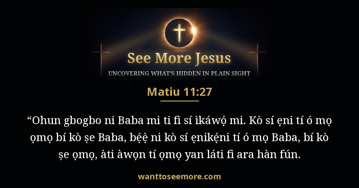 Matthew 11:27