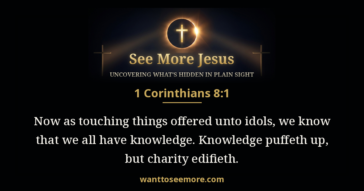 1 Corinthians 8:1