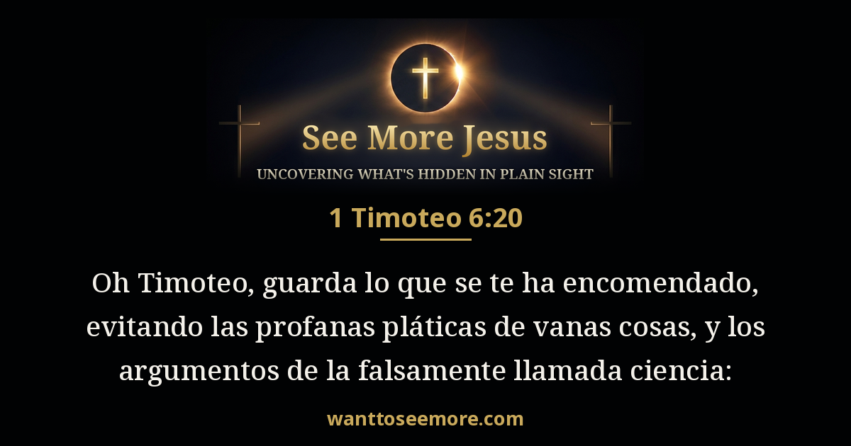 1 Timothy 6:20